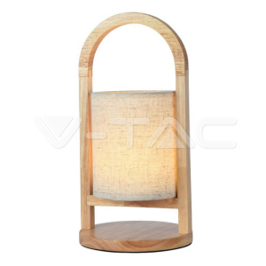 Lampada da tavolo led  ricaricabile con usb 1,5w 3000k colore beige vt-7570 - 23091