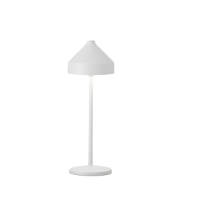 Lampada da tavolo led  amelie ricaricabile 3w ip65 bianco - ld1090b3