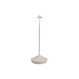 Lampada da tavolo  pina pro ricaricabile 2.2w 2200-2700-3000k sabbia - ld1650s3