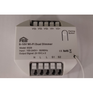 Dimmer smart wifi  due canali 100-240v - 9329
