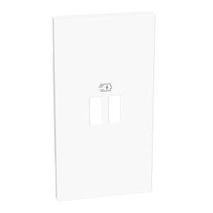 Cover prese usb-c  living now 2 moduli bianco - kw12pd