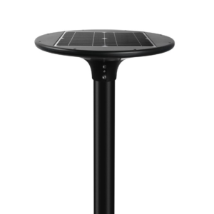 Testa palo led ad energia solare  spielberg 20w 4000k nero - sl608