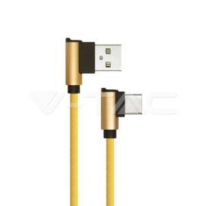 Cavo a l  usb-c 2.4a da 1m oro vt-5362 - 8640