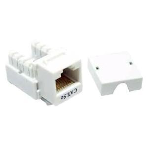 Connettore keystone utp 4 power cat 5e bianco - kk5exutpwp
