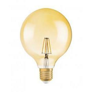Osram lampadina globo trasparente led vintage 1906 a filamento 2,8w luce calda 2400k led808980box1