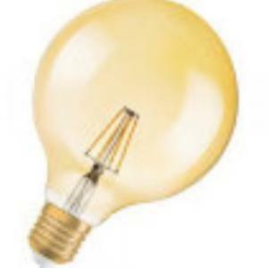Osram lampadina globo vintage led 7w a filamento attacco grande e27 luce calda 2500k led809406box1