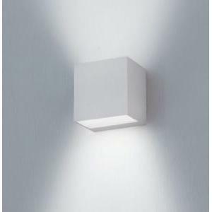 Applique led 2x9w luce calda 3000k colore bianco ba10/2a/3k/w