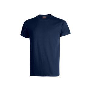 T-shirt cotone cardato deep blue taglia l  in299db/l