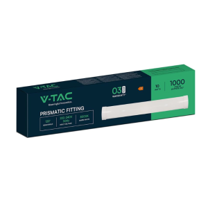Plafoniera led  prismatica 10w 120lm/w 30cm 3000k - 23783