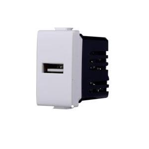 Presa usb 2.1a mt2401 modulo incasso compatibili bticino matix