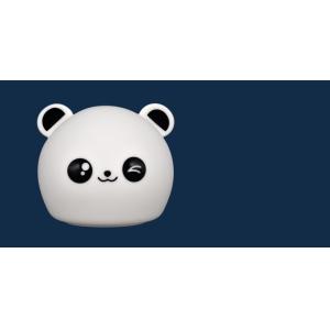 Lampada led rgb panda morbida notte bambini igz241p