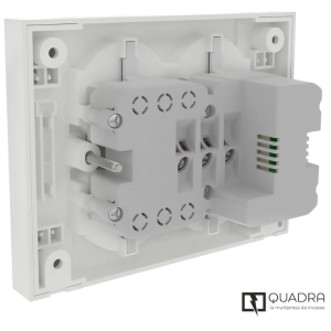 Multipresa incasso bianca 4 schuko 2 usb 134x102  22107