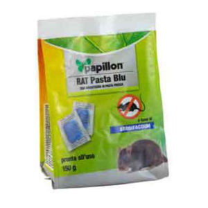 Esca rodenticida fresca pasta blu 150g  c130890001 soluzione pronta