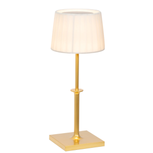 Lampada da tavolo  poldina classic led oro ricaricabile con luce calda regolabile - ld1230o3
