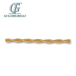 Cavo elettrico  trecciato oro 3x0,75 mm² 10 metri - 34507