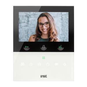 Videocitofono wi-fi vivavoce 5 pollici bianco  1760/16u moderno