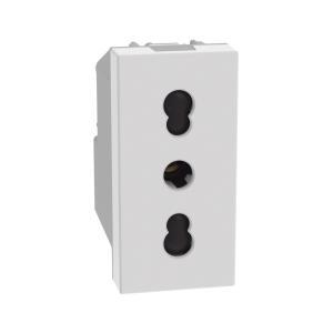 Presa bipasso compatibile matixgo bianca 16a  4bpbp.jw