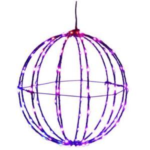 Sfera luminosa led rgb 40cm effetto decorativo 14125030 ambienti interni esterni