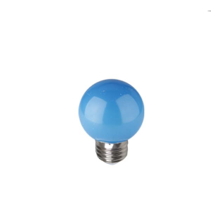 Lampada led blu attacco e27 1w sfera decorativa  - 5188/blu