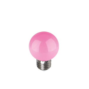 Lampada led attacco e27 1w rosa  - 5188/ros