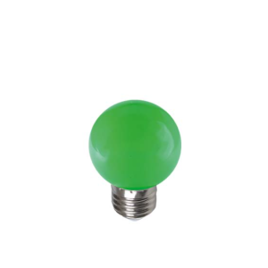 Lampada led verde attacco e27 1w confezione 10 pezzi  5188/ver