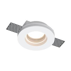 Faretto incasso tondo gesso diametro 100 mm  io59630 bianco