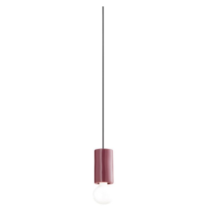 Sospensione ceramica bordeaux 1x40w e27  - 8402 ra