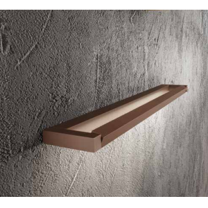 Applique metallo moderna marrone  8452 mm ct illuminazione parete