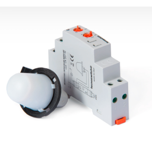 Interruttore crepuscolare modulare 1din regolabile cr201di controllo automatico illuminazione