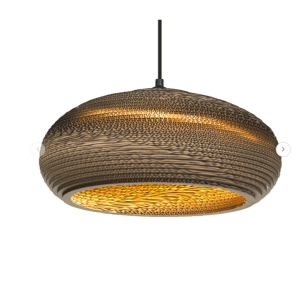 Sospensione  corda e27 diametro 40cm lum837041 lampadario eco design