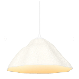 Lampada a sospensione e27 design lotus leaf bianca  lum837669
