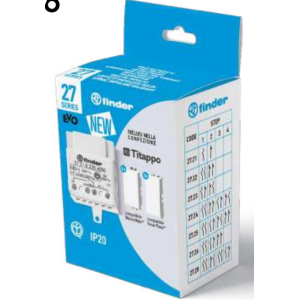 Kit relè modulare  serie 27 evo compatibile titappo 272182304000poa