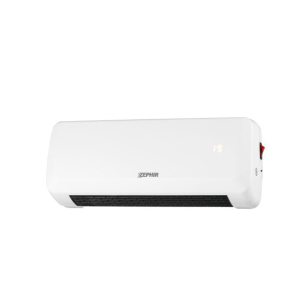 Termoventilatore ceramico da parete  1000 / 2000 w, telecomando, timer -zmw3019b