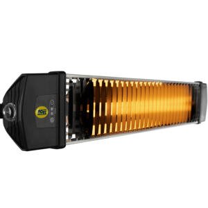 Stufa infrarossi elettrica 1800w telecomando  867nrc per ambienti
