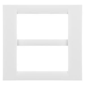 Placca  virna 8 moduli bianco nuvola system - gw22107