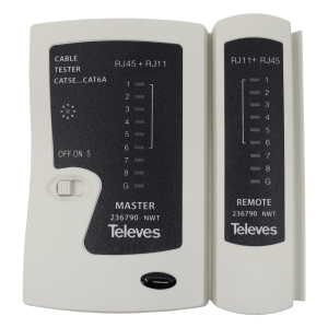 Tester reti lan e telefonia cat5-6  236790 per rj45 rj11