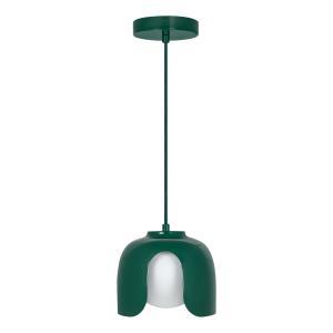 Lampada a sospensione design retrò verde  lum849082 e27