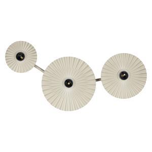 Lampada da parete metallo beige 3xe27 orientabile  lum852013