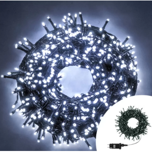Catena luminosa led bianchi 200 luci 10 metri  13911304