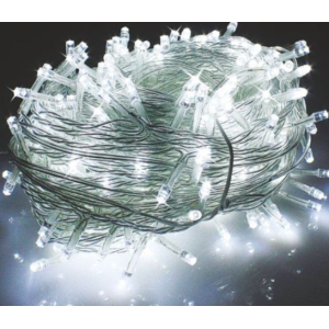 Catena luci 192led 8m bianco caldo ip54 giocoplast - 143 10911