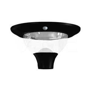Lampione solare led da palo cct 15w 2200lm  24098 illuminazione esterna