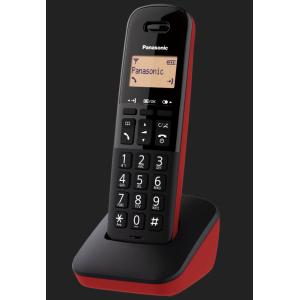 Telefono cordless rosso dect 3,5 cm  - kxtgb610jtr