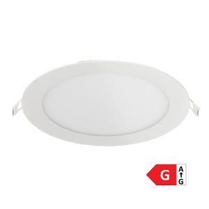 Faretto led ultraslim rotondo 12w 150mm selettore colore io59432