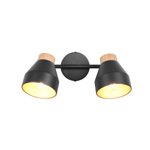 Faretto orientabile 2 luci e14 32 cm  r81922032