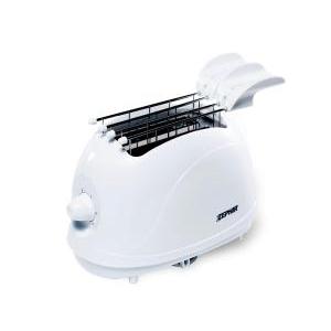 Tostapane elettrico con pinze 750w  zhc475 bianco compatto