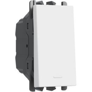 Interruttore unipolare basculante 1 modulo bianco  27101.b