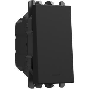 Interruttore  1 modulo 1p 10ax lybra nero - 27101.n