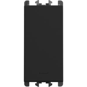 Deviatore unipolare nero 1 modulo lybra  27103.n per impianti civili