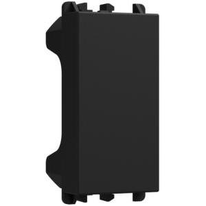 Copriforo modulare nero 1 modulo lybra  27350.n applicazione civile