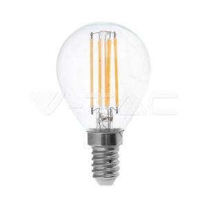 Lampadina led filamento attacco e14 formap45 6w luce fredda 6500k  - 212847